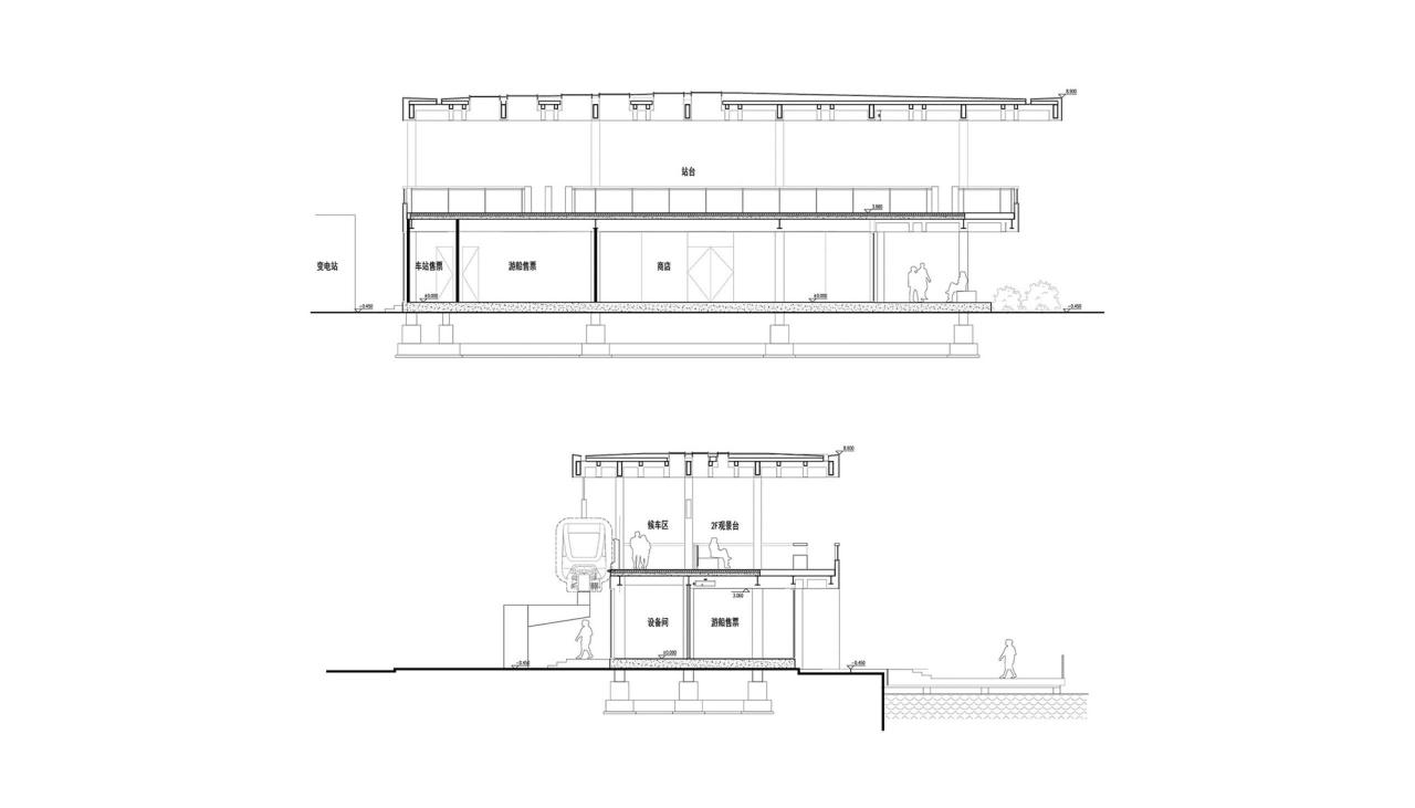BIM建筑|曲江旅游观光轻轨站点改造提升 / 上海秉仁建筑师事务所 BIM建筑|曲江旅游观光轻轨站点改造提升 / 上海秉仁建筑师事务所