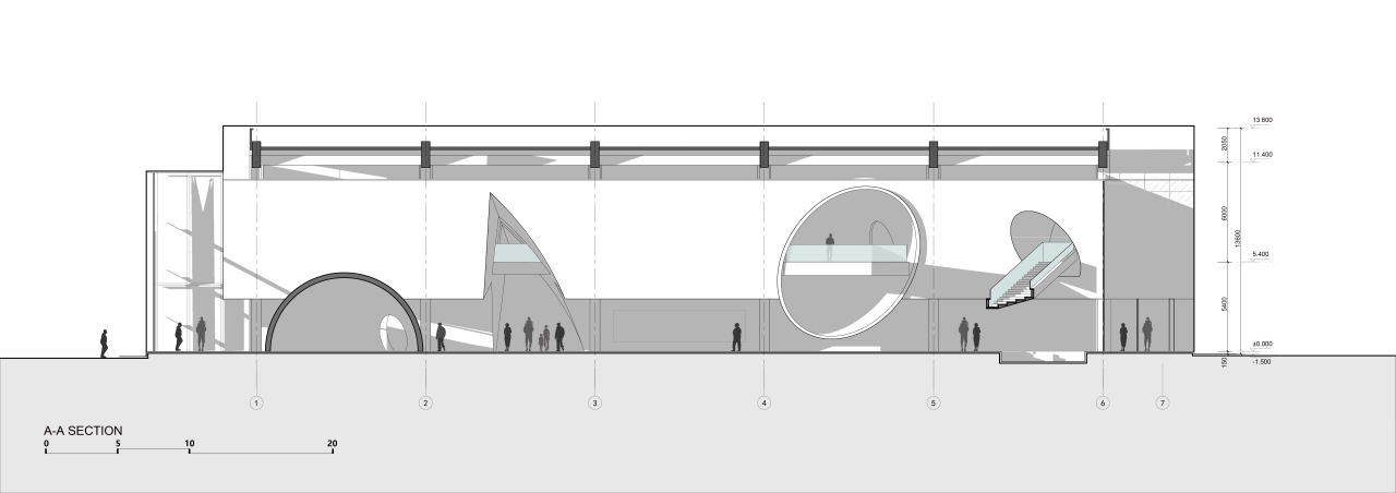 BIM建筑|西安泾河新城崇文郎樾展示中心 / aoe事建组 BIM建筑|西安泾河新城崇文郎樾展示中心 / aoe事建组