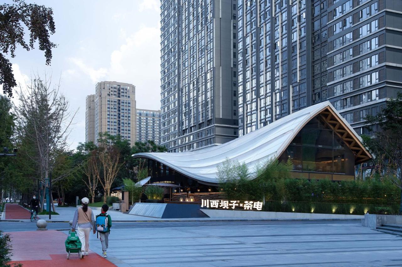 BIM建筑|交子大道木屋顶餐厅 / 致野建筑 BIM建筑|交子大道木屋顶餐厅 / 致野建筑