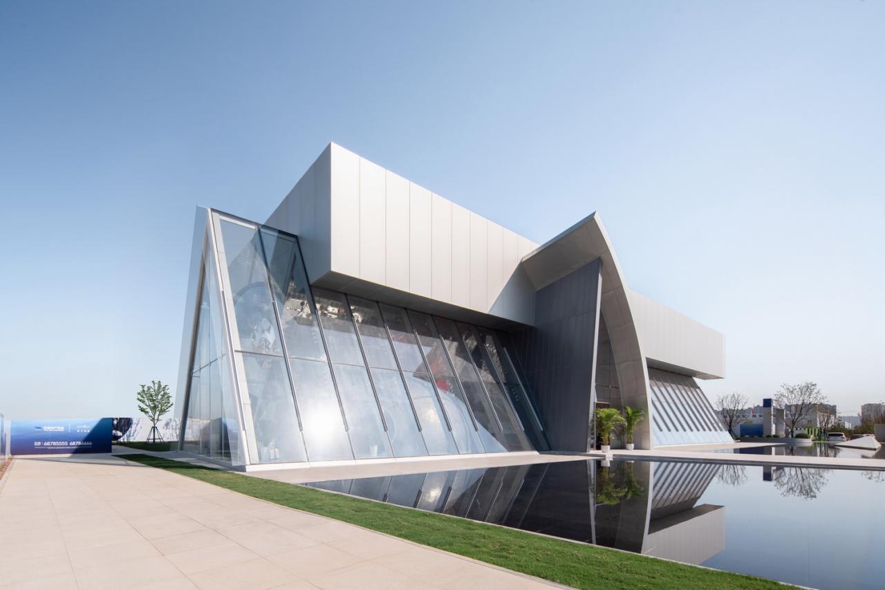 BIM建筑|西安泾河新城崇文郎樾展示中心 / aoe事建组 BIM建筑|西安泾河新城崇文郎樾展示中心 / aoe事建组