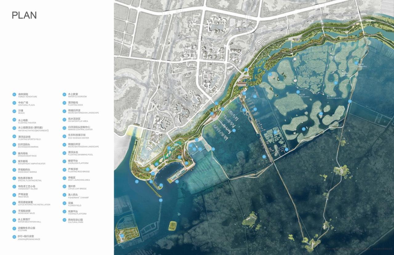 BIM建筑|雄安白洋淀水岸公园 / TLS景观设计事务所 BIM建筑|雄安白洋淀水岸公园 / TLS景观设计事务所