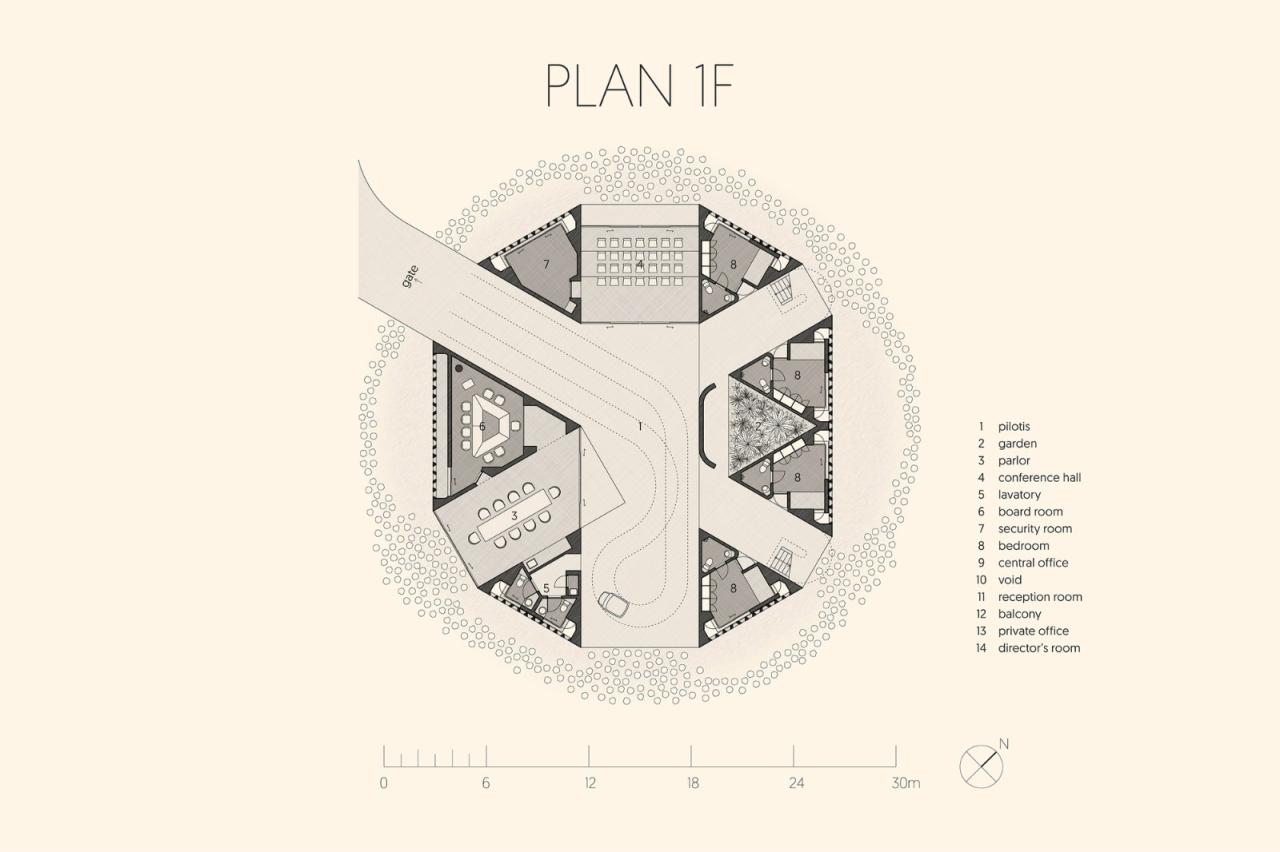 BIM建筑|‘帽子’屋,万花筒办公室与住宅 / Inrestudio,Kosuke Nishijima BIM建筑|‘帽子’屋,万花筒办公室与住宅 / Inrestudio,Kosuke Nishijima