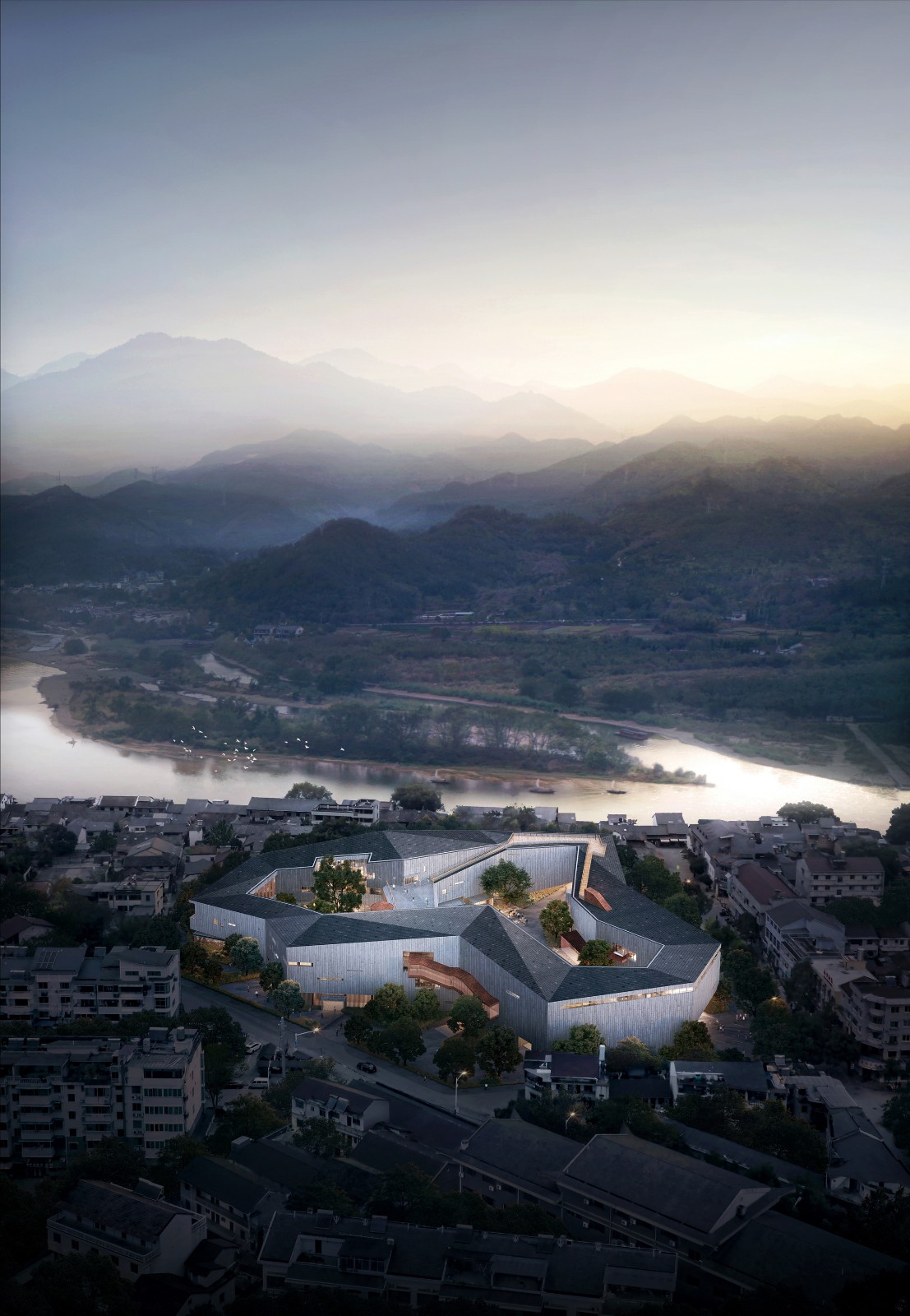 BIM建筑|浙江丽水古堰画乡艺术中心破土动工 / 孟凡浩-line+建筑事务所 BIM建筑|浙江丽水古堰画乡艺术中心破土动工 / 孟凡浩-line+建筑事务所