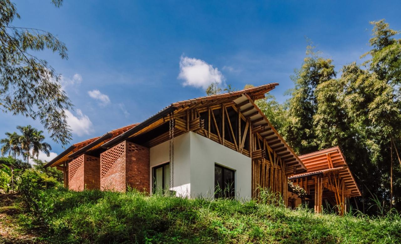 BIM建筑|竹林‘环绕’,Milguaduas 住宅 / ritmo arquitectos BIM建筑|竹林‘环绕’,Milguaduas 住宅 / ritmo arquitectos