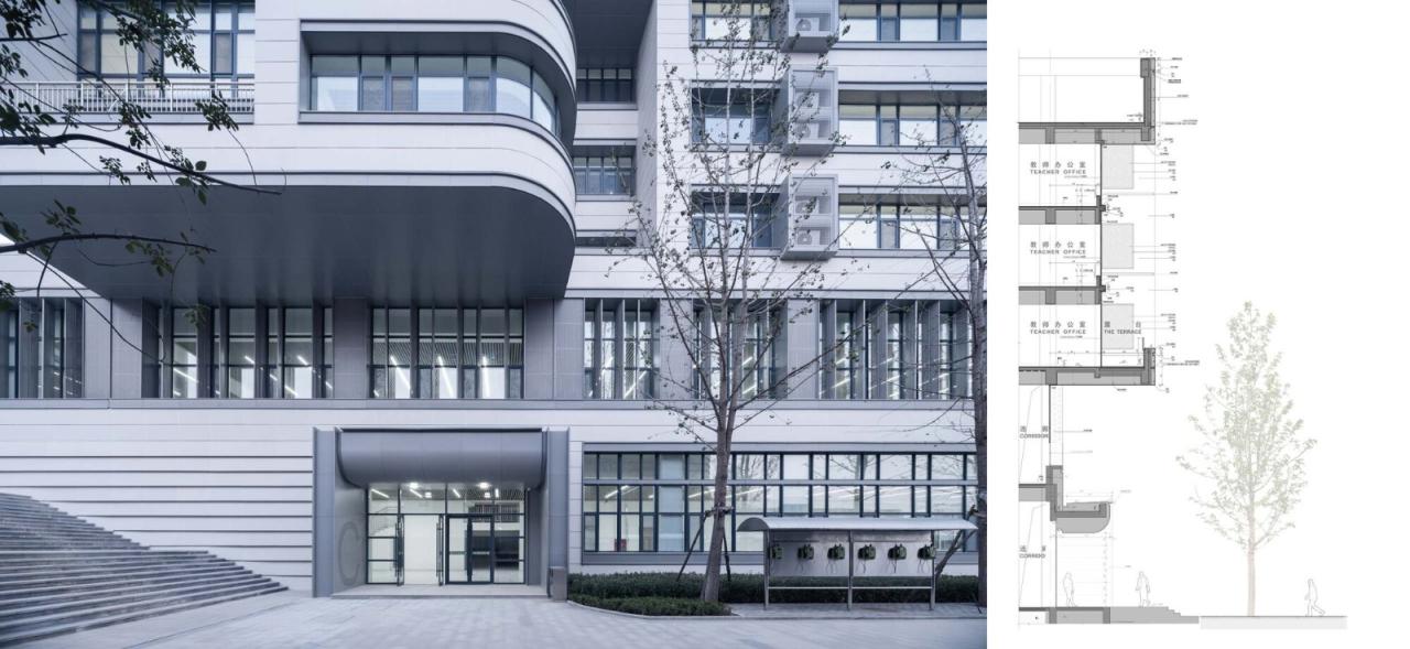 BIM建筑|济南历城二中彩石校区 / 同圆设计 BIM建筑|济南历城二中彩石校区 / 同圆设计