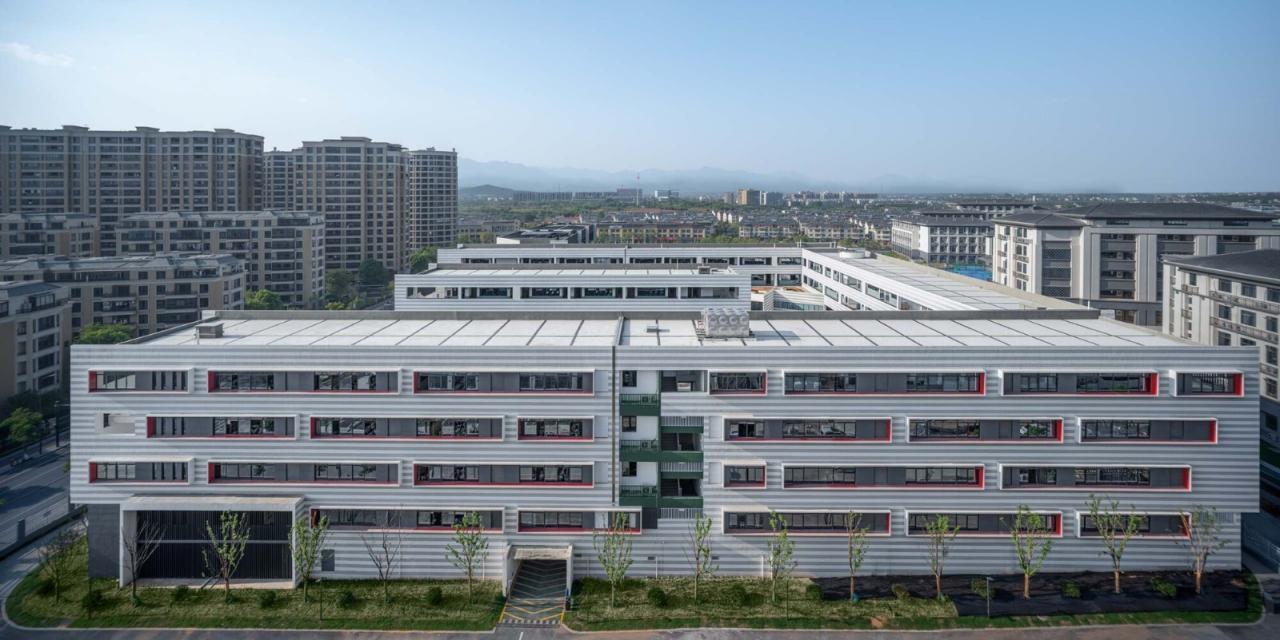 BIM建筑|衢州新华第二学校 / 零壹城市建筑事务所 BIM建筑|衢州新华第二学校 / 零壹城市建筑事务所