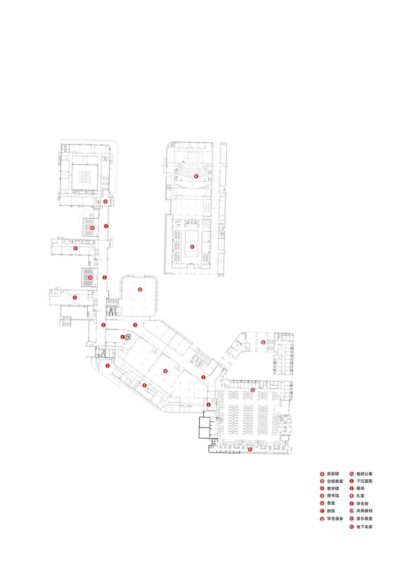 BIM建筑|济南历城二中彩石校区 / 同圆设计 BIM建筑|济南历城二中彩石校区 / 同圆设计