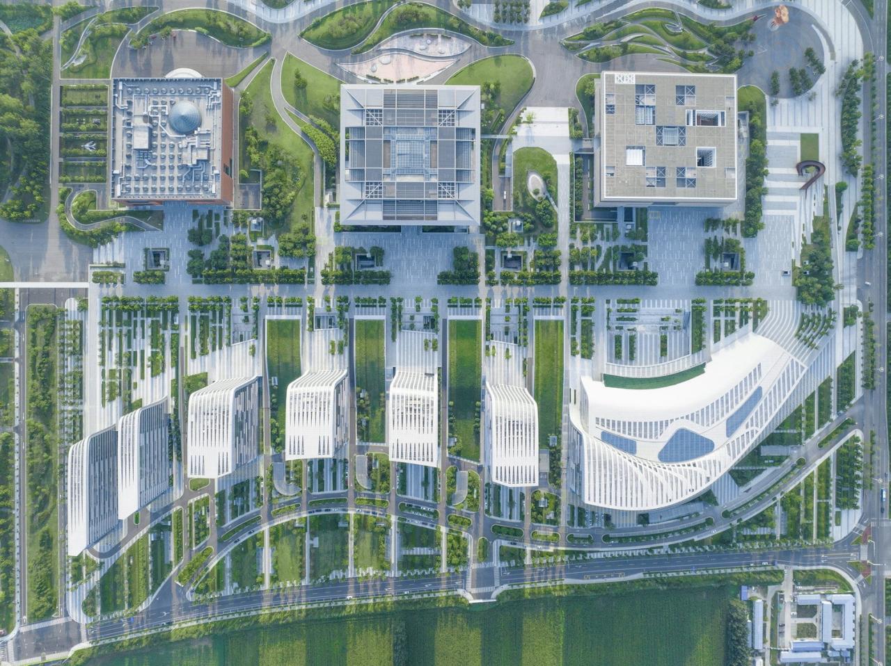 BIM建筑|高山流水、兼收并蓄的城市文化新名片—济宁市文化中心三期文化产业园 / Laguarda.Low Architects (LLA) BIM建筑|高山流水、兼收并蓄的城市文化新名片—济宁市文化中心三期文化产业园 / Laguarda.Low Architects (LLA)