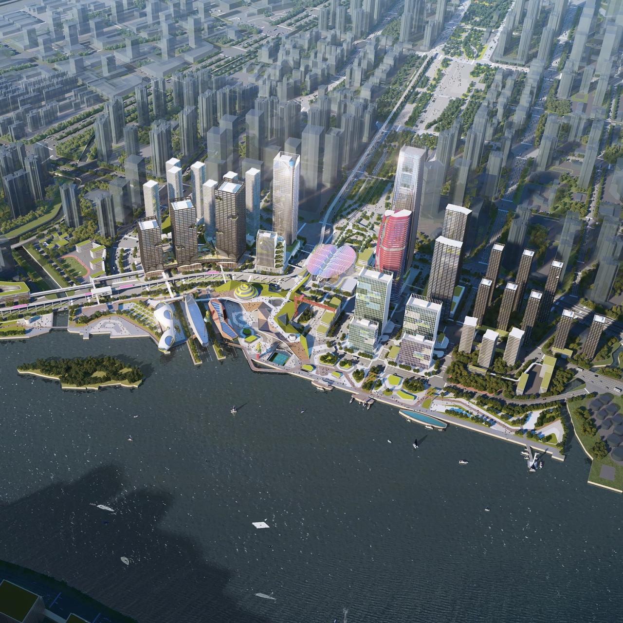 BIM建筑|广州船厂城市设计国际竞赛方案首次亮相 / SPARK BIM建筑|广州船厂城市设计国际竞赛方案首次亮相 / SPARK