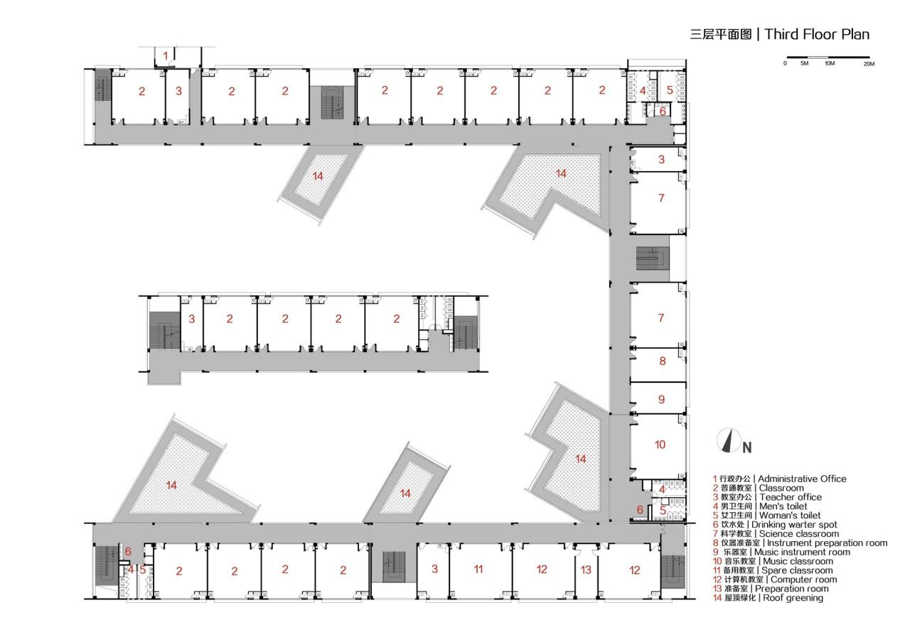 BIM建筑|衢州新华第二学校 / 零壹城市建筑事务所 BIM建筑|衢州新华第二学校 / 零壹城市建筑事务所