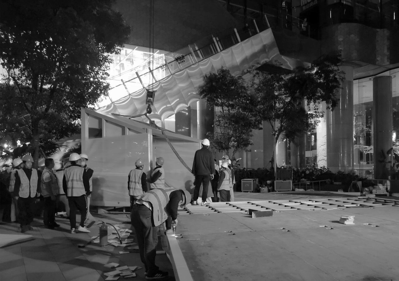 BIM建筑|间园 :闹市中的空间装置 / 间筑设计 BIM建筑|间园 :闹市中的空间装置 / 间筑设计