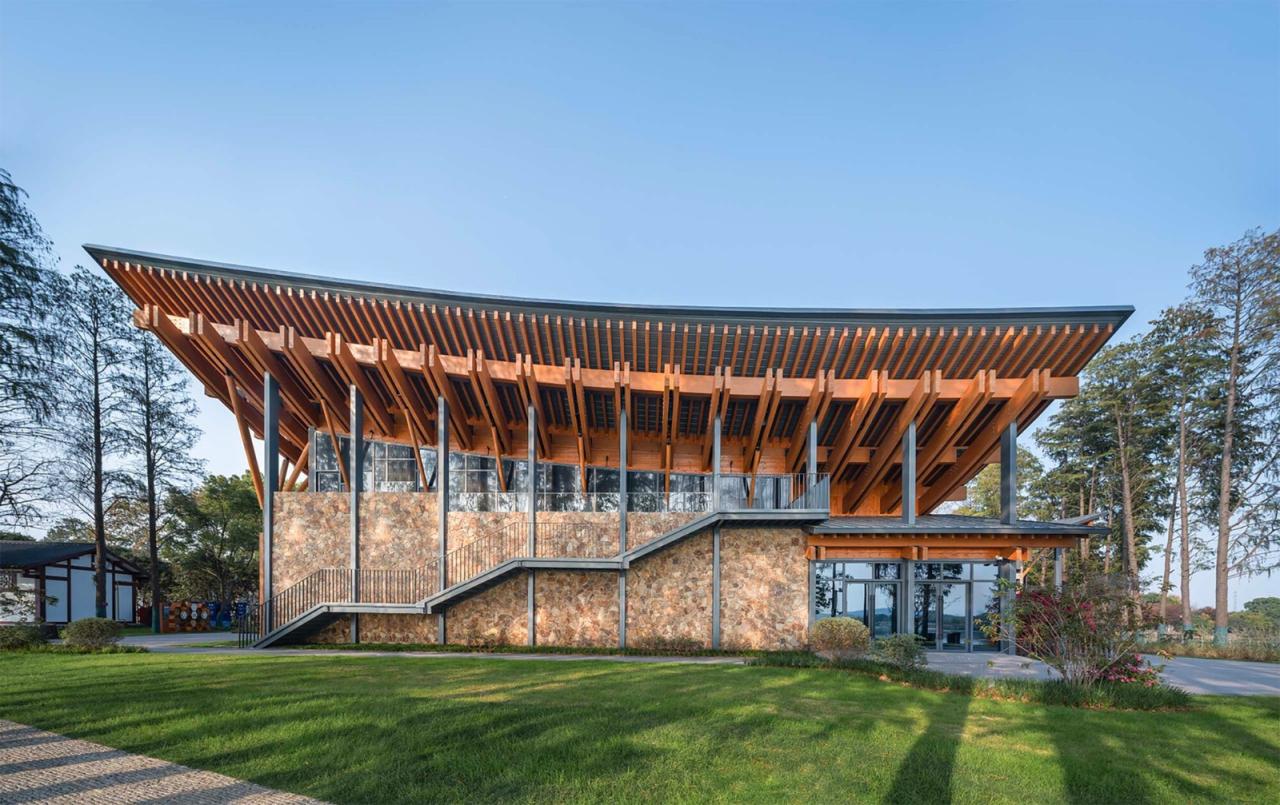 BIM建筑|中国履行《湿地公约》30周年成就展馆 / 华中科技大学李保峰建筑工作室 BIM建筑|中国履行《湿地公约》30周年成就展馆 / 华中科技大学李保峰建筑工作室