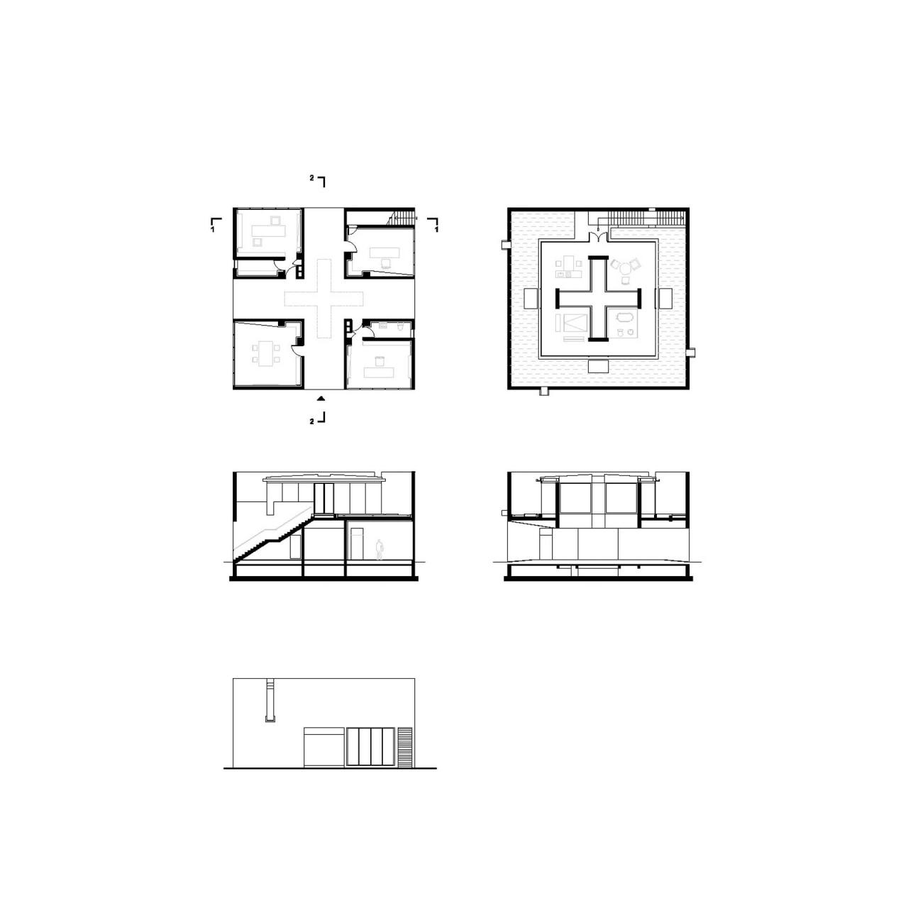 BIM建筑|四栋坊宅 / 非常建筑 BIM建筑|四栋坊宅 / 非常建筑