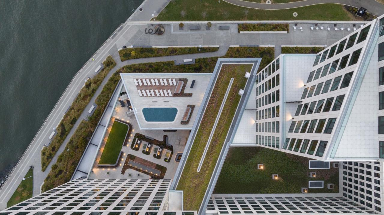 BIM建筑|纽约绿点 Landing D,掰开体量 / OMA / Jason Long BIM建筑|纽约绿点 Landing D,掰开体量 / OMA / Jason Long