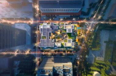 BIM建筑|SOM在上海设计阿里巴巴“云状”总部-BIM建筑网