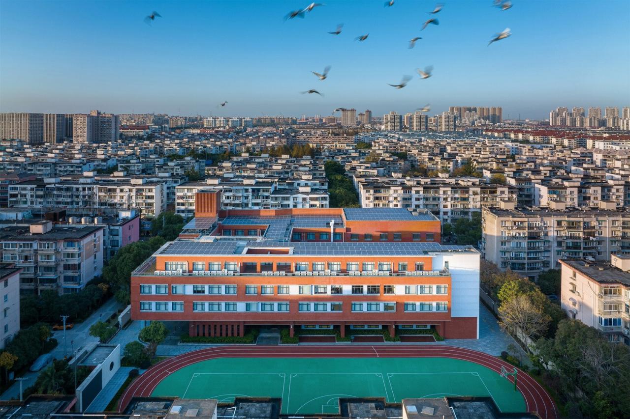 BIM建筑|兰生复旦中学国和路校区改扩建项目 / 上海华都建筑规划设计有限公司 BIM建筑|兰生复旦中学国和路校区改扩建项目 / 上海华都建筑规划设计有限公司