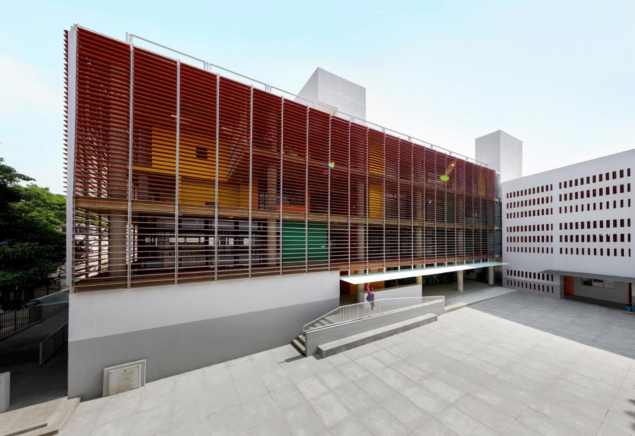 BIM建筑|Divya Shanthi 校园升级改造 / 飞象工作室 BIM建筑|Divya Shanthi 校园升级改造 / 飞象工作室