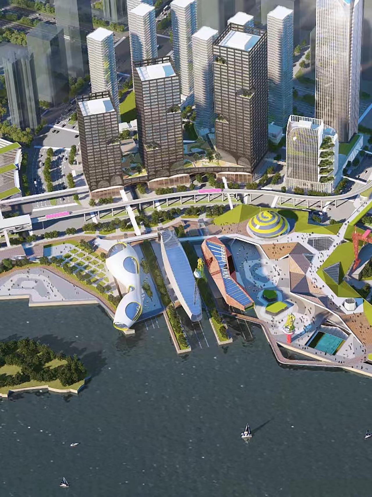 BIM建筑|广州船厂城市设计国际竞赛方案首次亮相 / SPARK BIM建筑|广州船厂城市设计国际竞赛方案首次亮相 / SPARK