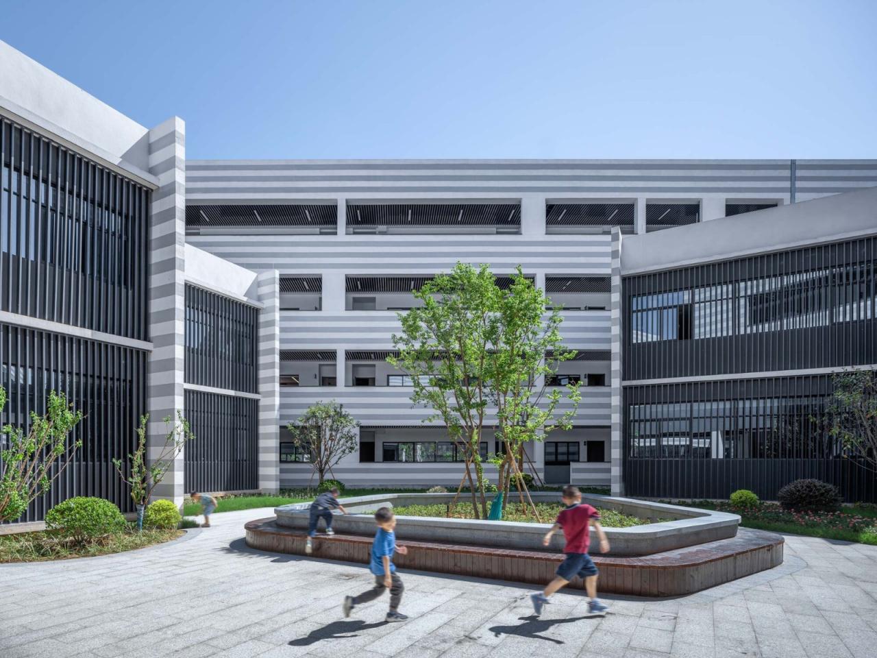 BIM建筑|衢州新华第二学校 / 零壹城市建筑事务所 BIM建筑|衢州新华第二学校 / 零壹城市建筑事务所
