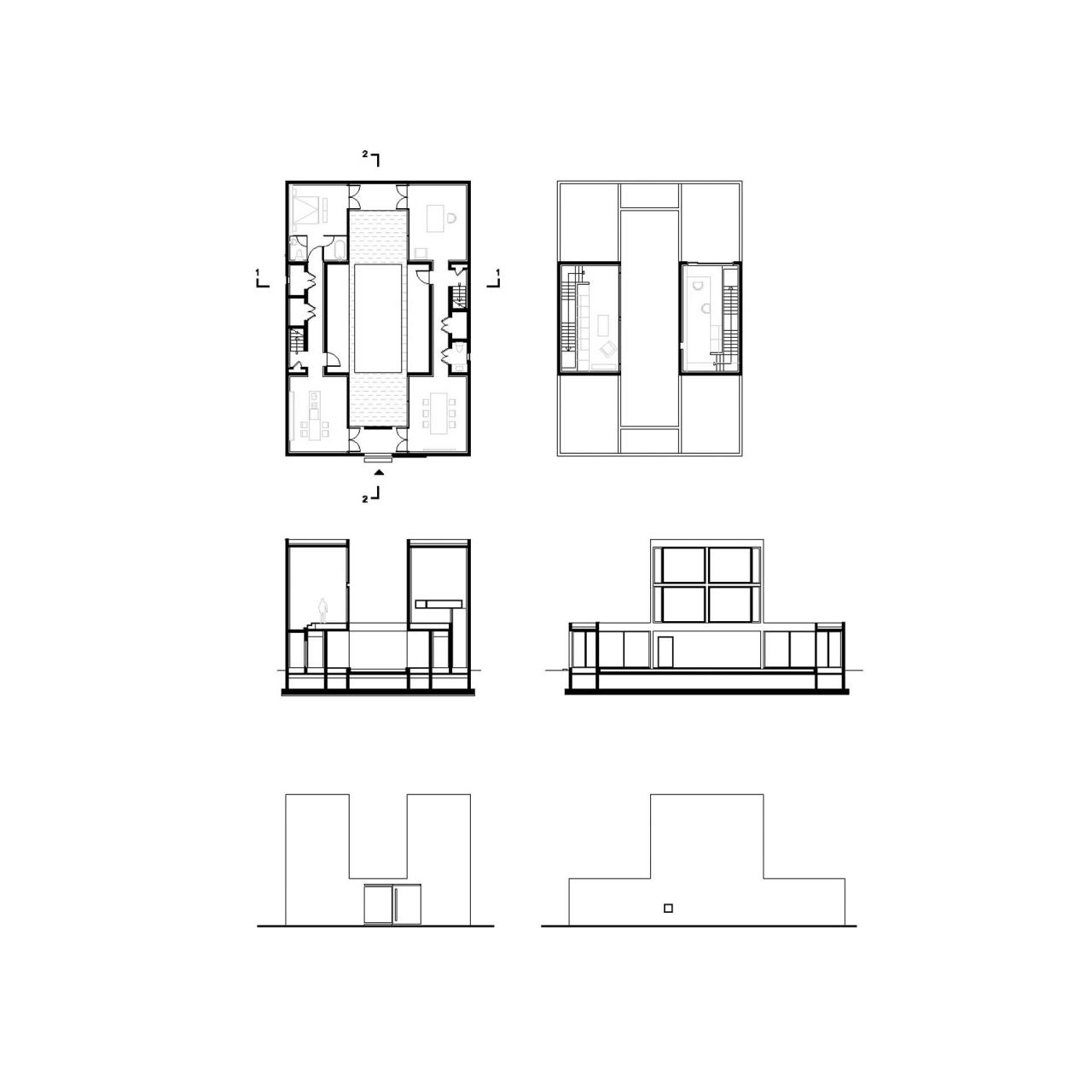 BIM建筑|四栋坊宅 / 非常建筑 BIM建筑|四栋坊宅 / 非常建筑
