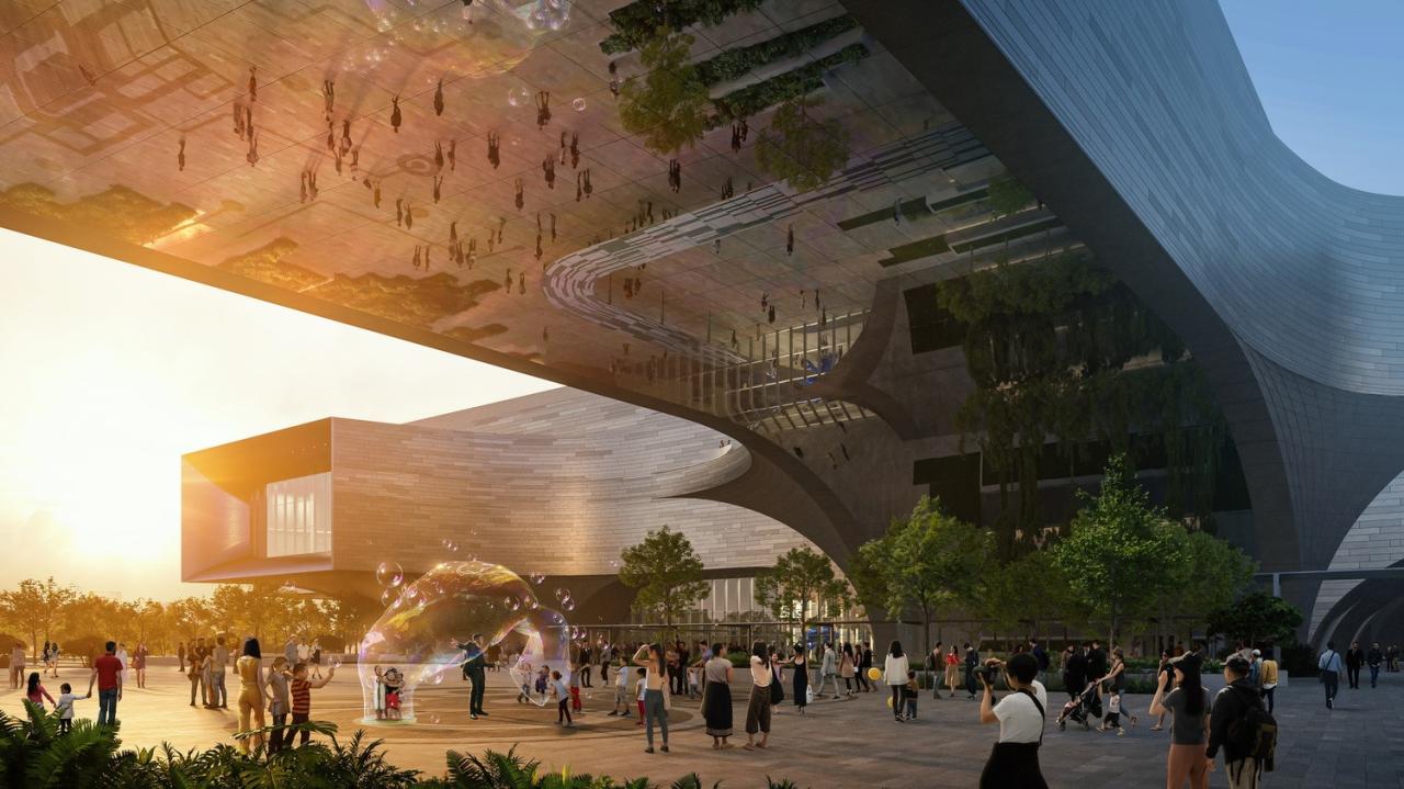 BIM建筑|新加坡新科学中心,滨水漂浮 / 扎哈·哈迪德建筑事务所 BIM建筑|新加坡新科学中心,滨水漂浮 / 扎哈·哈迪德建筑事务所