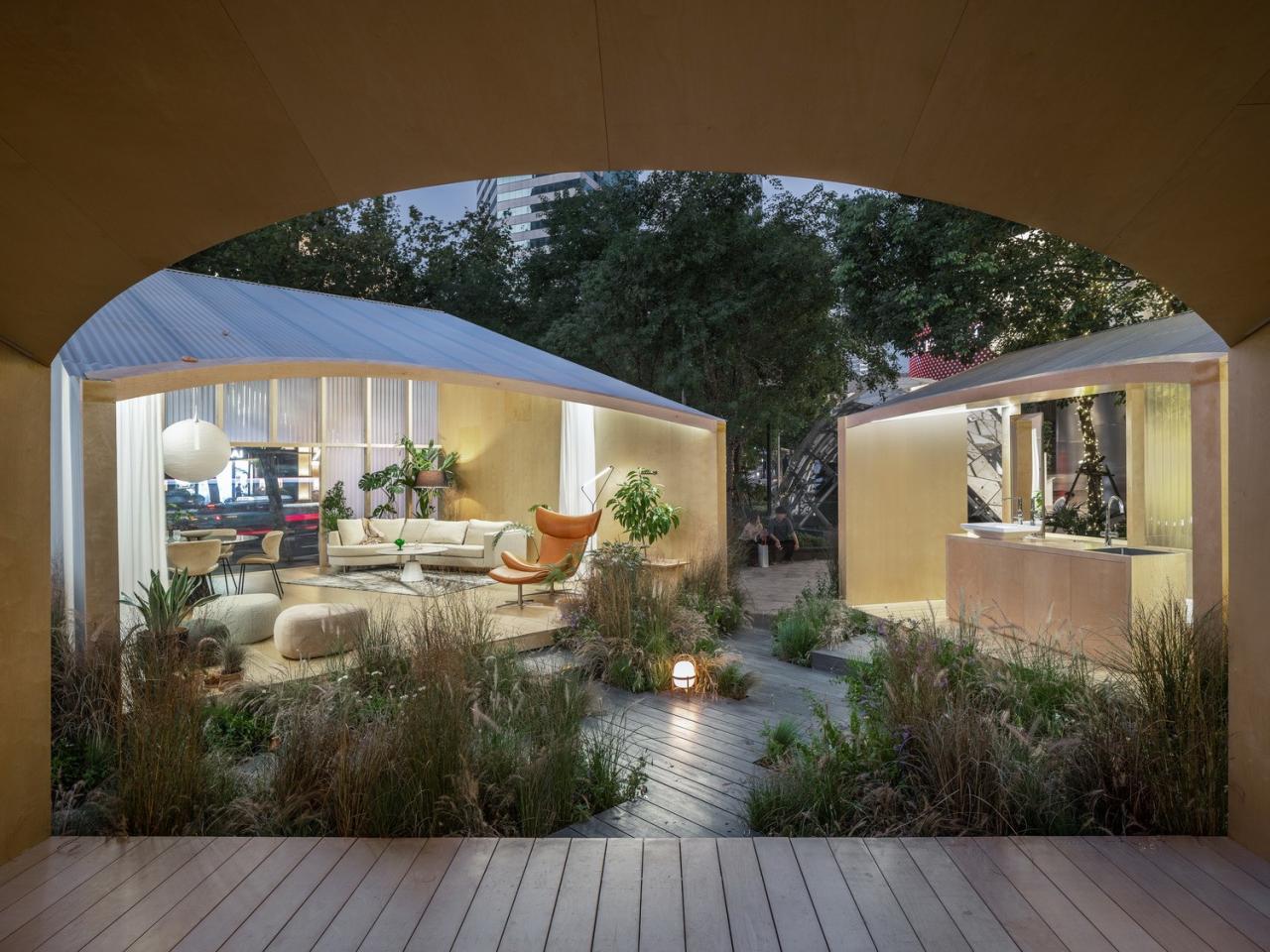 BIM建筑|间园 :闹市中的空间装置 / 间筑设计 BIM建筑|间园 :闹市中的空间装置 / 间筑设计