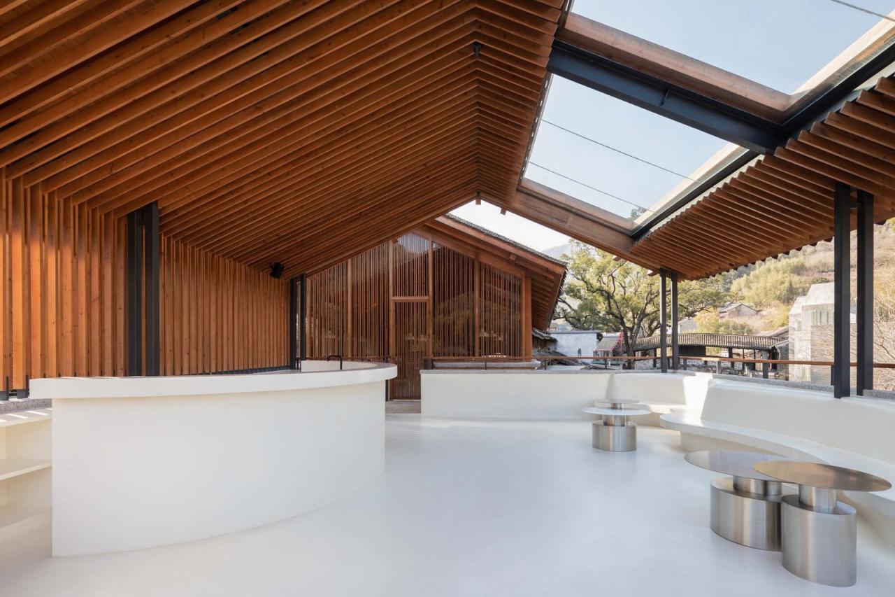 BIM建筑|奉化栖霞坑发电站改造的溪边餐厅 / 尌林建筑设计事务所 BIM建筑|奉化栖霞坑发电站改造的溪边餐厅 / 尌林建筑设计事务所