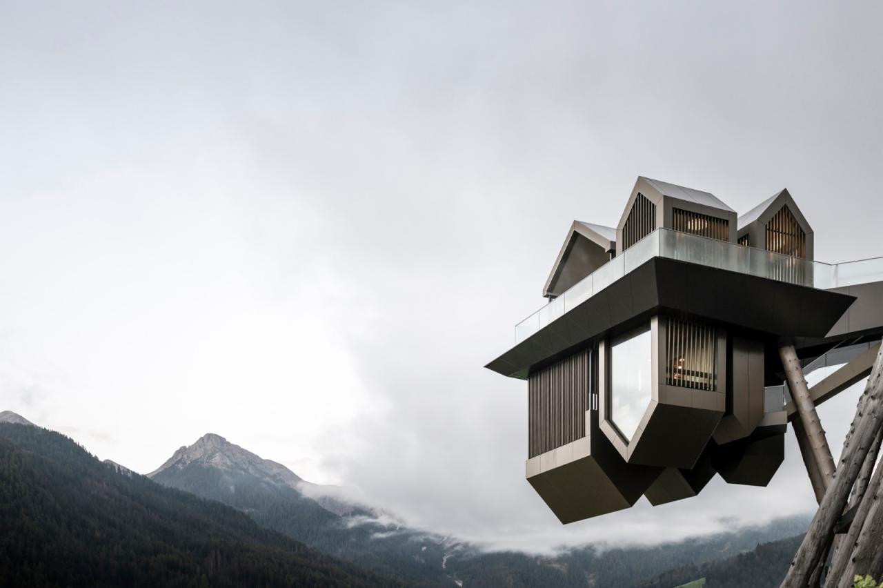 BIM建筑|“倒挂”建筑,Hubertus 酒店扩建 / noa* BIM建筑|“倒挂”建筑,Hubertus 酒店扩建 / noa*