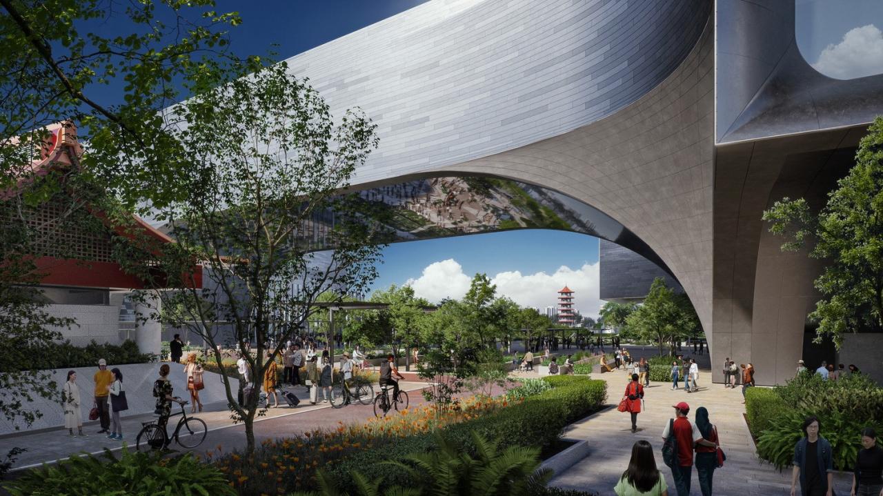 BIM建筑|新加坡新科学中心,滨水漂浮 / 扎哈·哈迪德建筑事务所 BIM建筑|新加坡新科学中心,滨水漂浮 / 扎哈·哈迪德建筑事务所