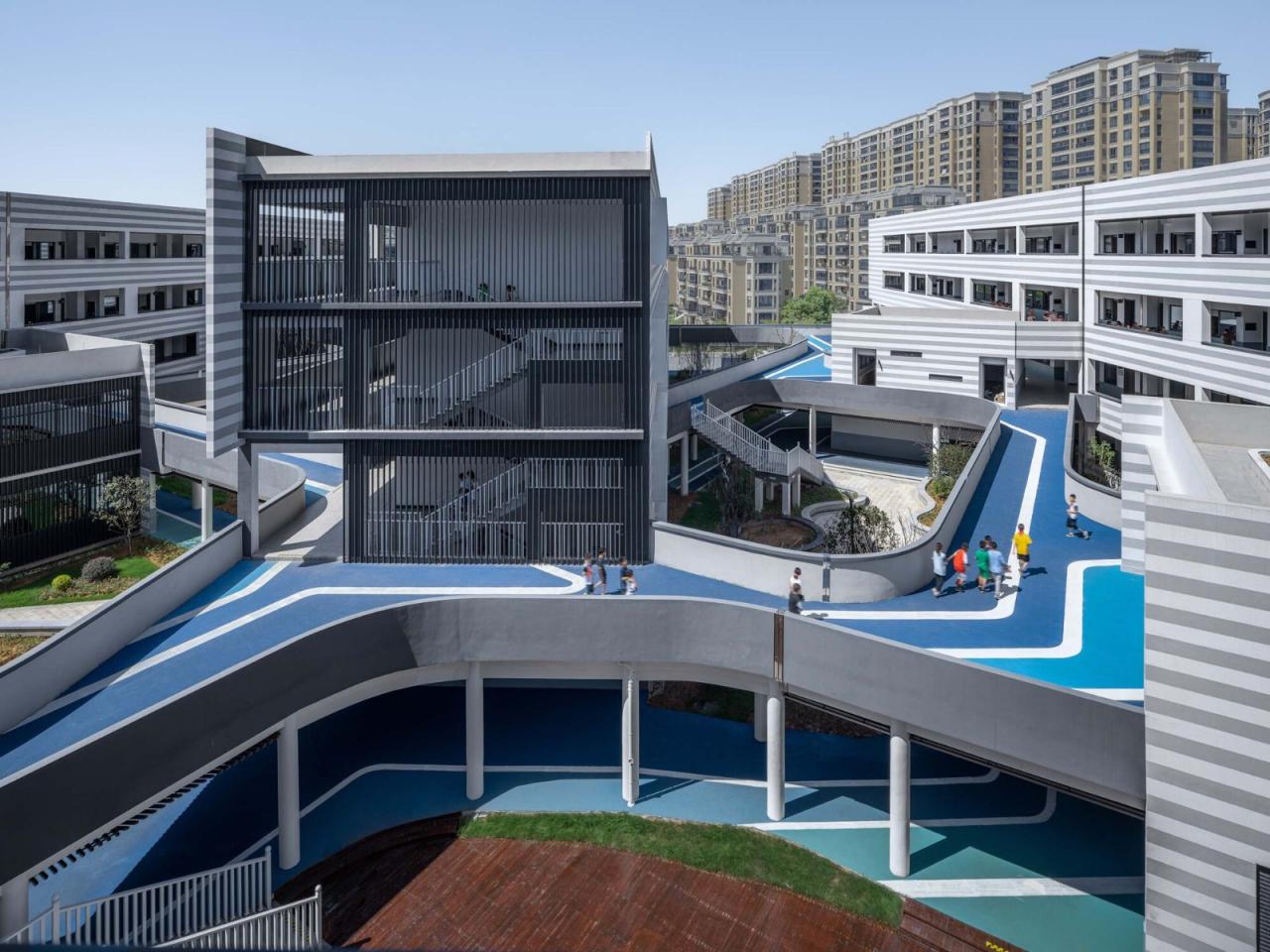 BIM建筑|衢州新华第二学校 / 零壹城市建筑事务所 BIM建筑|衢州新华第二学校 / 零壹城市建筑事务所