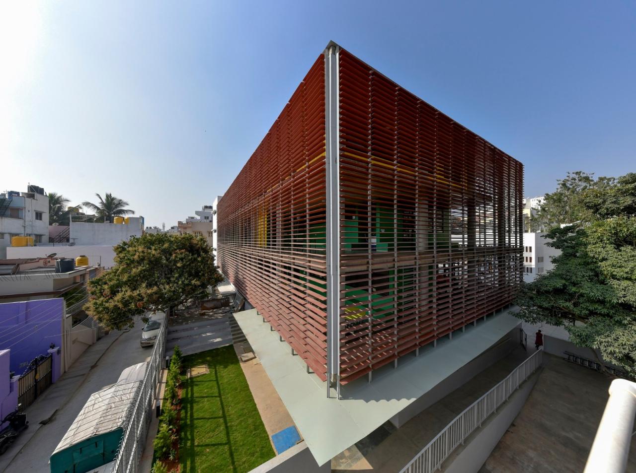 BIM建筑|Divya Shanthi 校园升级改造 / 飞象工作室 BIM建筑|Divya Shanthi 校园升级改造 / 飞象工作室