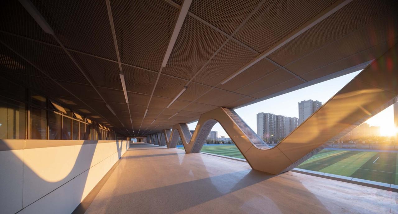 BIM建筑|济南历城二中彩石校区 / 同圆设计 BIM建筑|济南历城二中彩石校区 / 同圆设计