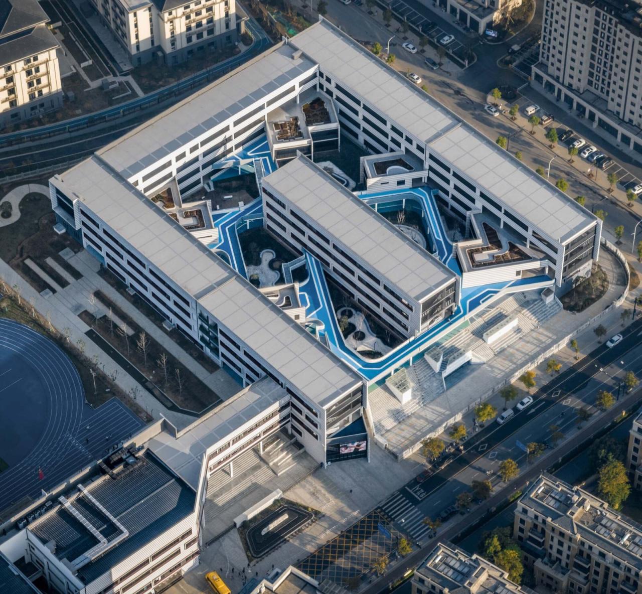 BIM建筑|衢州新华第二学校 / 零壹城市建筑事务所 BIM建筑|衢州新华第二学校 / 零壹城市建筑事务所