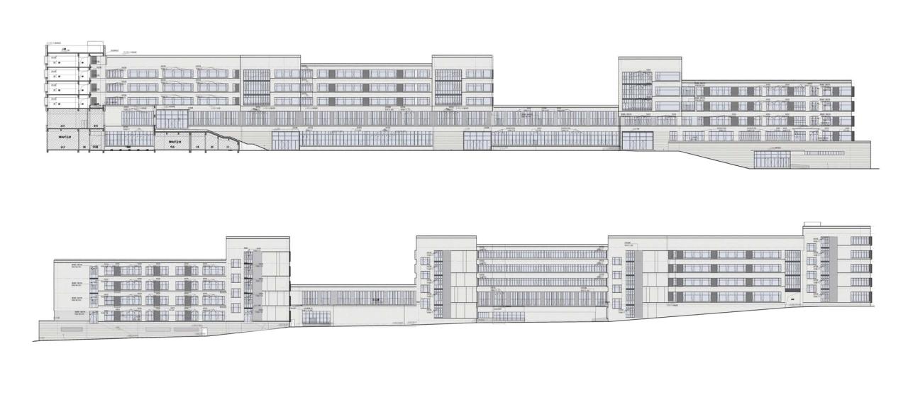 BIM建筑|济南历城二中彩石校区 / 同圆设计 BIM建筑|济南历城二中彩石校区 / 同圆设计
