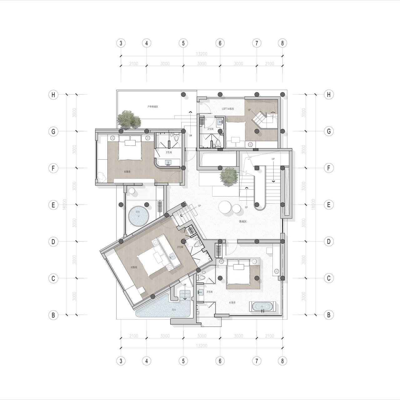 BIM建筑|遂昌·米窝设计师酒店 / 杭州时上建筑空间设计 BIM建筑|遂昌·米窝设计师酒店 / 杭州时上建筑空间设计