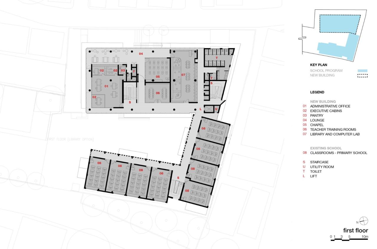 BIM建筑|Divya Shanthi 校园升级改造 / 飞象工作室 BIM建筑|Divya Shanthi 校园升级改造 / 飞象工作室