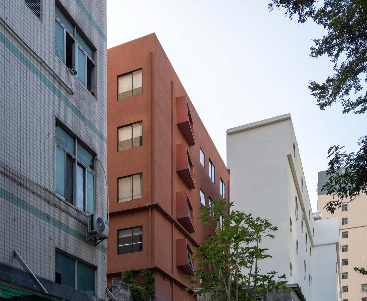 BIM建筑|东财工业区7#8#楼改造 / 深圳对角线建筑设计 BIM建筑|东财工业区7#8#楼改造 / 深圳对角线建筑设计