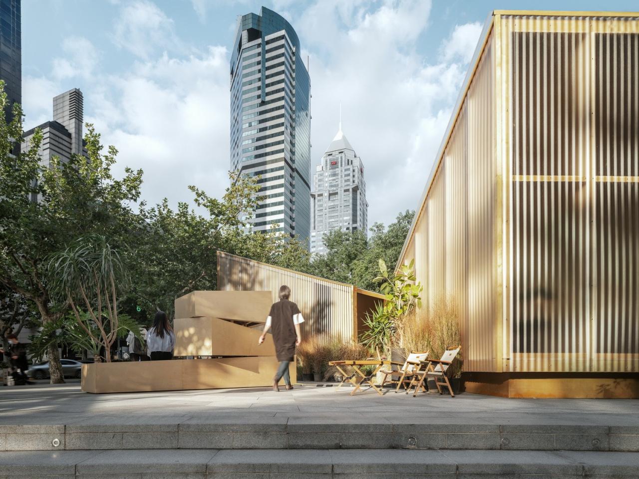 BIM建筑|间园 :闹市中的空间装置 / 间筑设计 BIM建筑|间园 :闹市中的空间装置 / 间筑设计