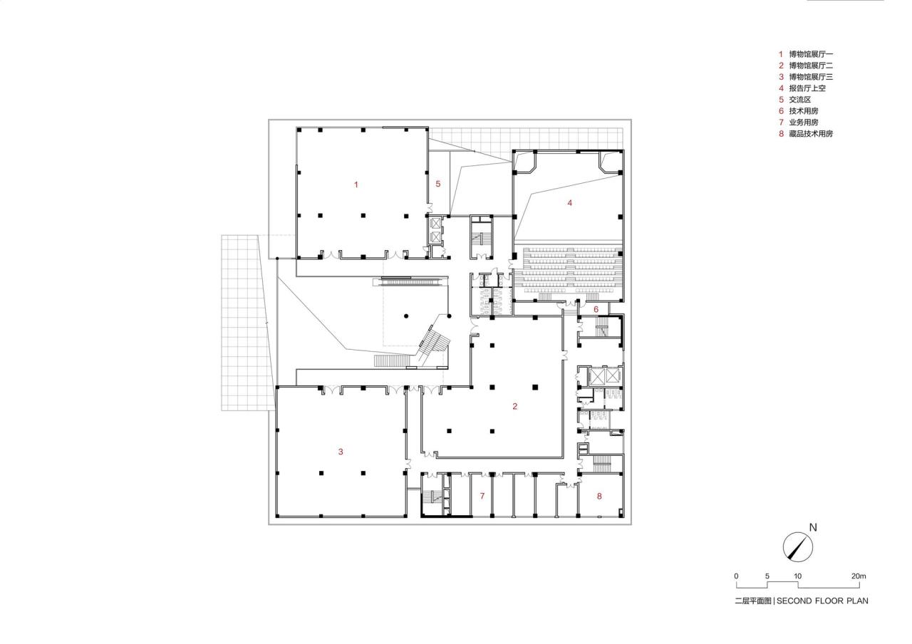 BIM建筑|嵩县三馆合一建设项目 / 王晖建筑工作室 BIM建筑|嵩县三馆合一建设项目 / 王晖建筑工作室