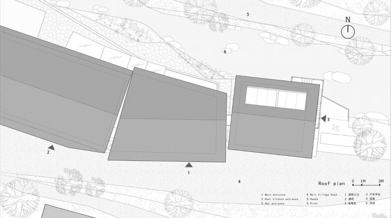 BIM建筑|奉化栖霞坑发电站改造的溪边餐厅 / 尌林建筑设计事务所 BIM建筑|奉化栖霞坑发电站改造的溪边餐厅 / 尌林建筑设计事务所