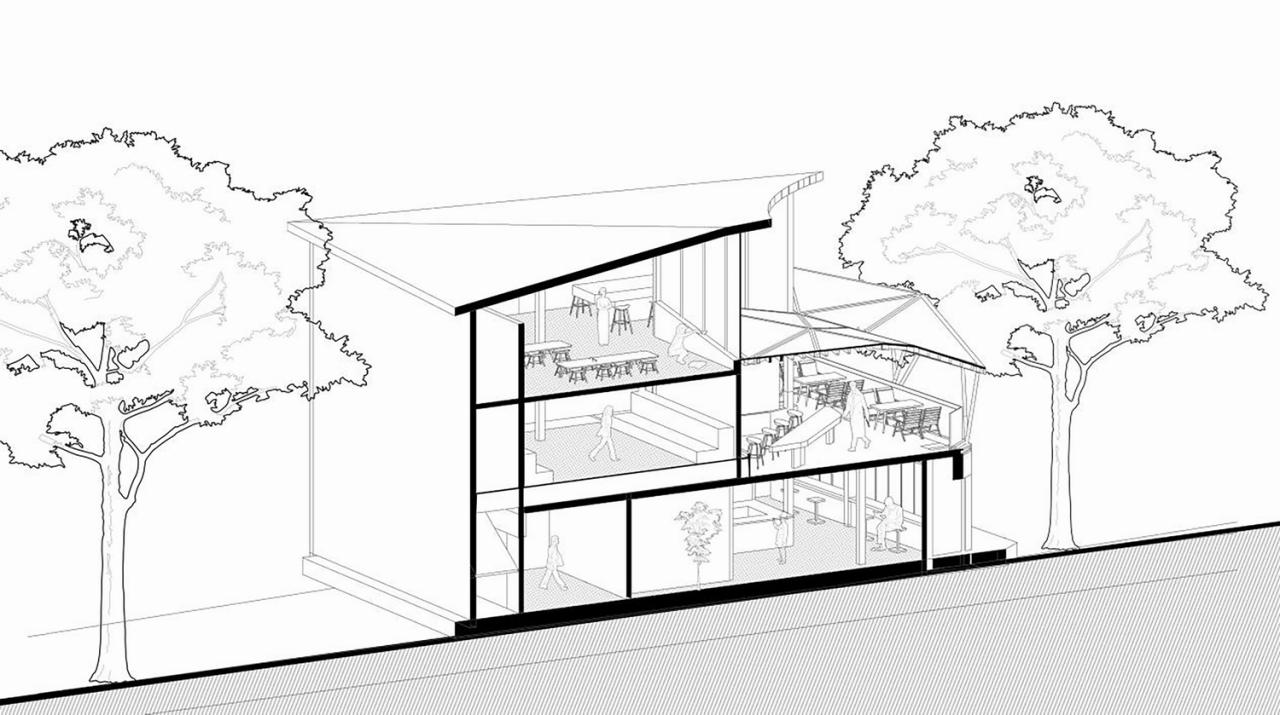 BIM建筑|山屿二分之一咖啡馆(东坪山改造)/ 厦门大学建筑设计研究院有限公司(AUAD) BIM建筑|山屿二分之一咖啡馆(东坪山改造)/ 厦门大学建筑设计研究院有限公司(AUAD)