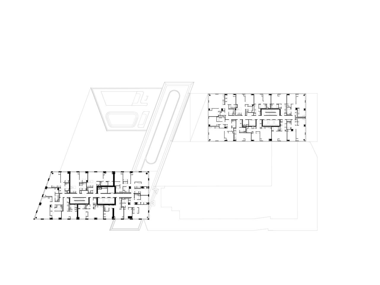 BIM建筑|纽约绿点 Landing D,掰开体量 / OMA / Jason Long BIM建筑|纽约绿点 Landing D,掰开体量 / OMA / Jason Long