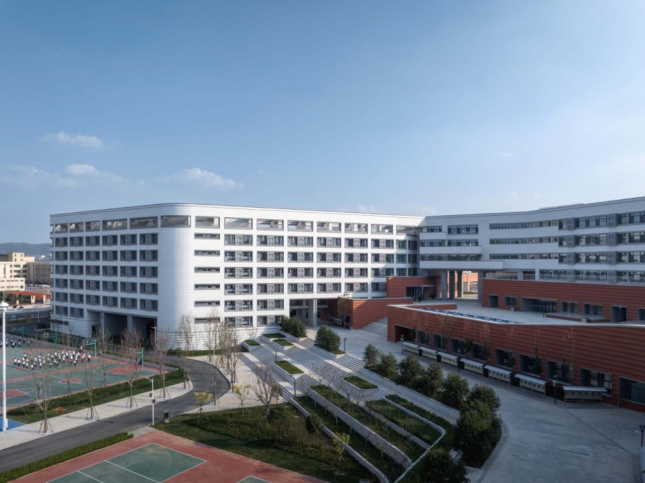 BIM建筑|济南历城二中彩石校区 / 同圆设计 BIM建筑|济南历城二中彩石校区 / 同圆设计