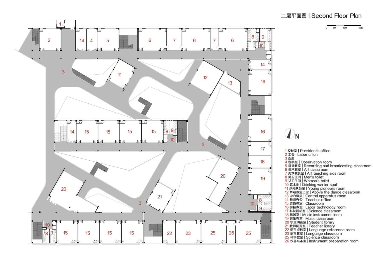 BIM建筑|衢州新华第二学校 / 零壹城市建筑事务所 BIM建筑|衢州新华第二学校 / 零壹城市建筑事务所