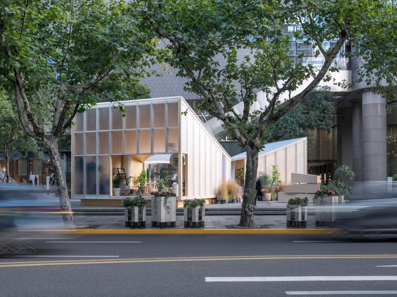BIM建筑|间园 :闹市中的空间装置 / 间筑设计 BIM建筑|间园 :闹市中的空间装置 / 间筑设计