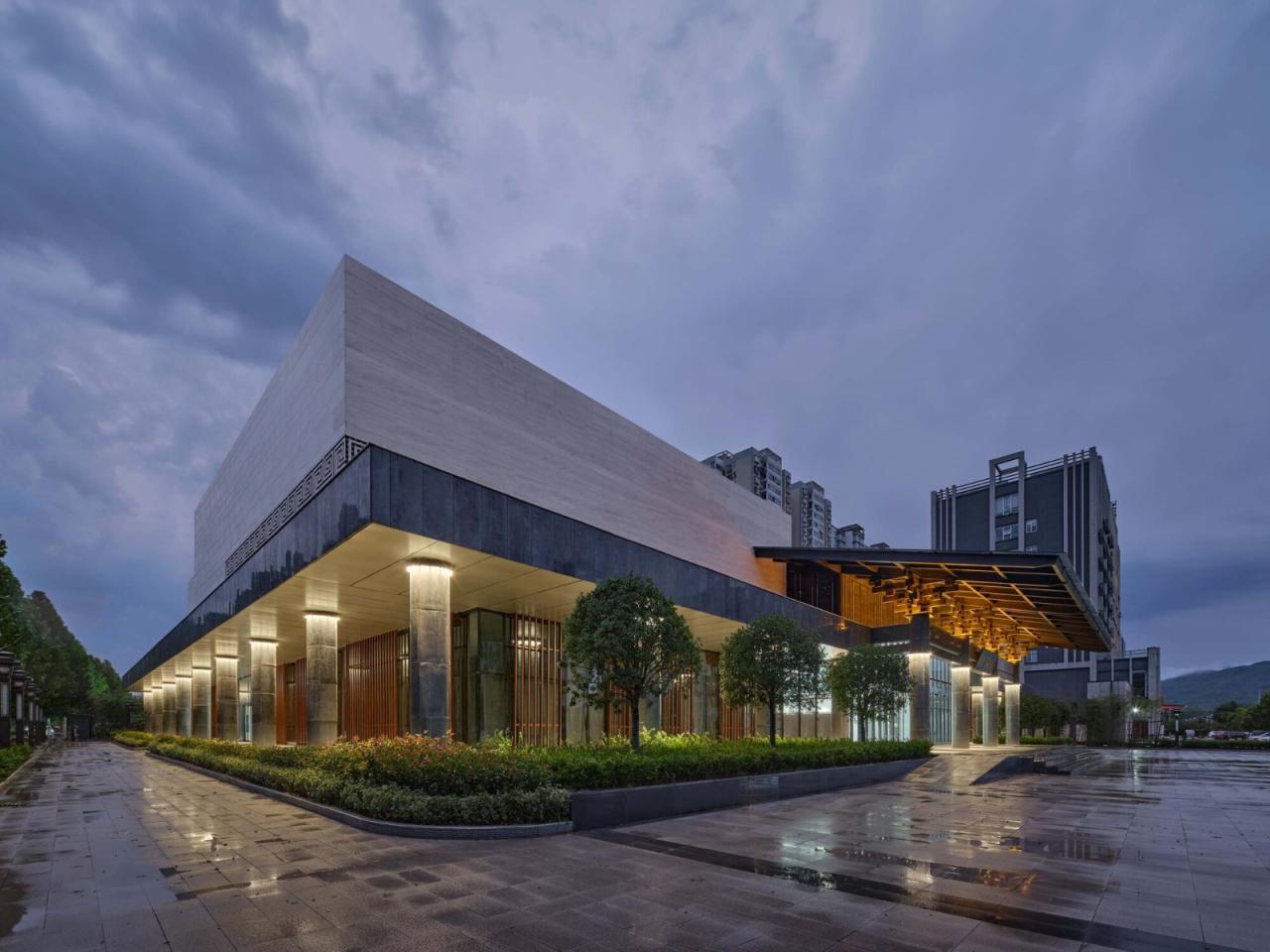 BIM建筑|嵩县三馆合一建设项目 / 王晖建筑工作室 BIM建筑|嵩县三馆合一建设项目 / 王晖建筑工作室