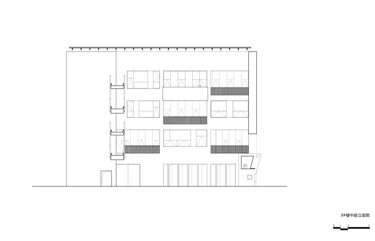 BIM建筑|东财工业区7#8#楼改造 / 深圳对角线建筑设计 BIM建筑|东财工业区7#8#楼改造 / 深圳对角线建筑设计