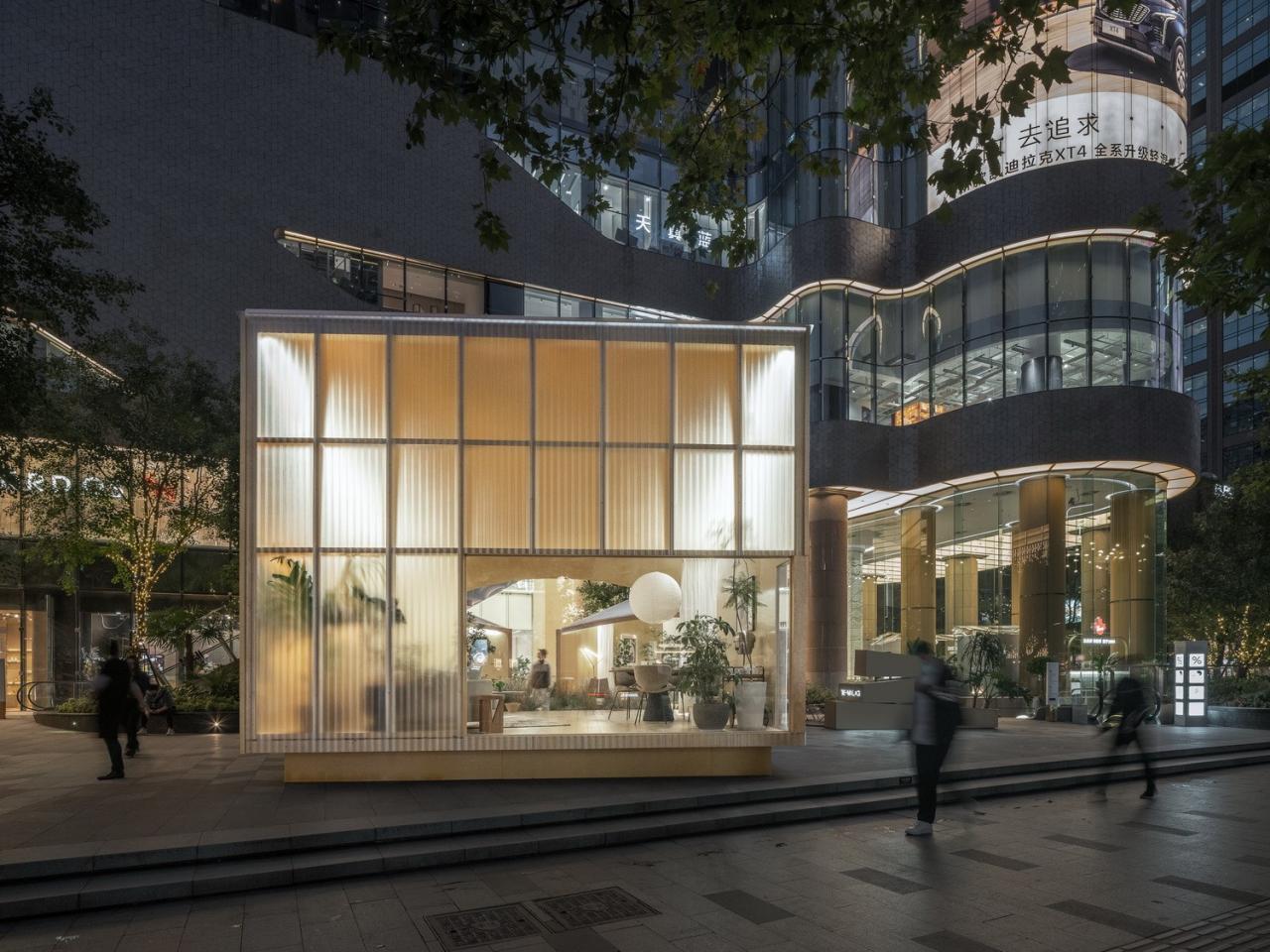 BIM建筑|间园 :闹市中的空间装置 / 间筑设计 BIM建筑|间园 :闹市中的空间装置 / 间筑设计