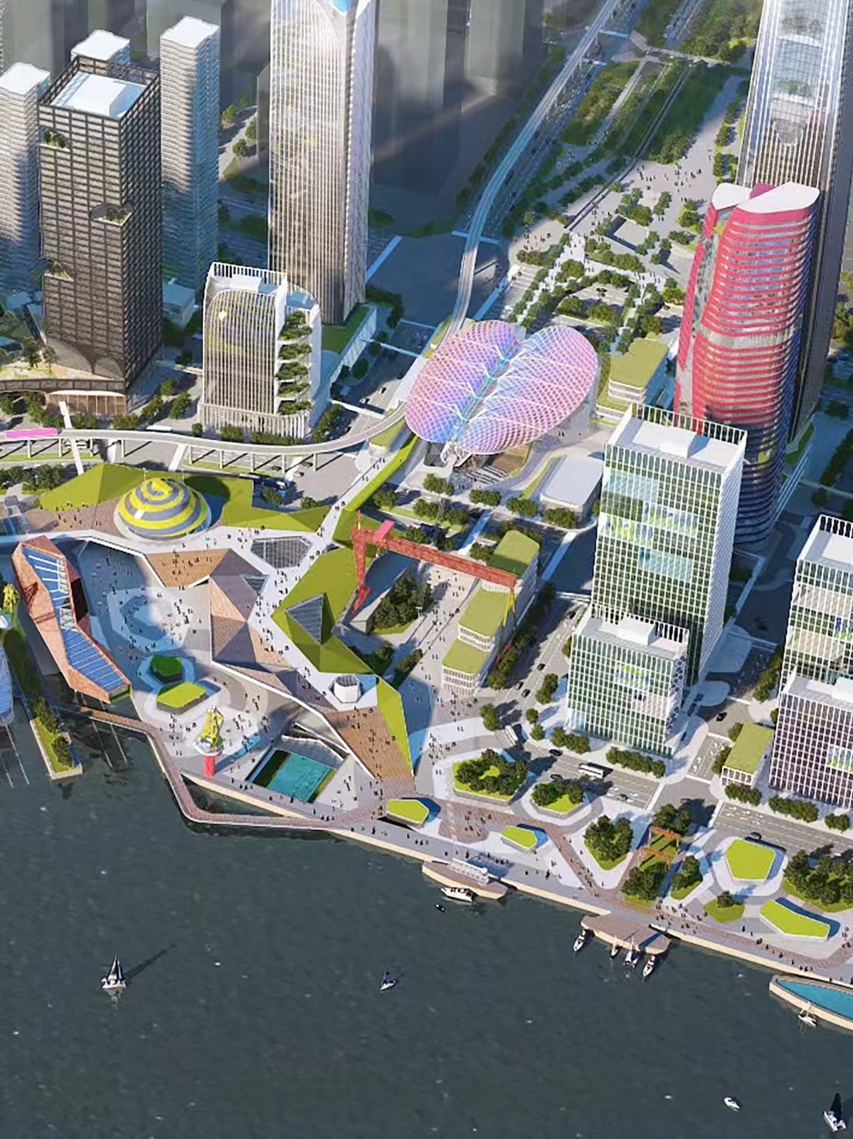 BIM建筑|广州船厂城市设计国际竞赛方案首次亮相 / SPARK BIM建筑|广州船厂城市设计国际竞赛方案首次亮相 / SPARK