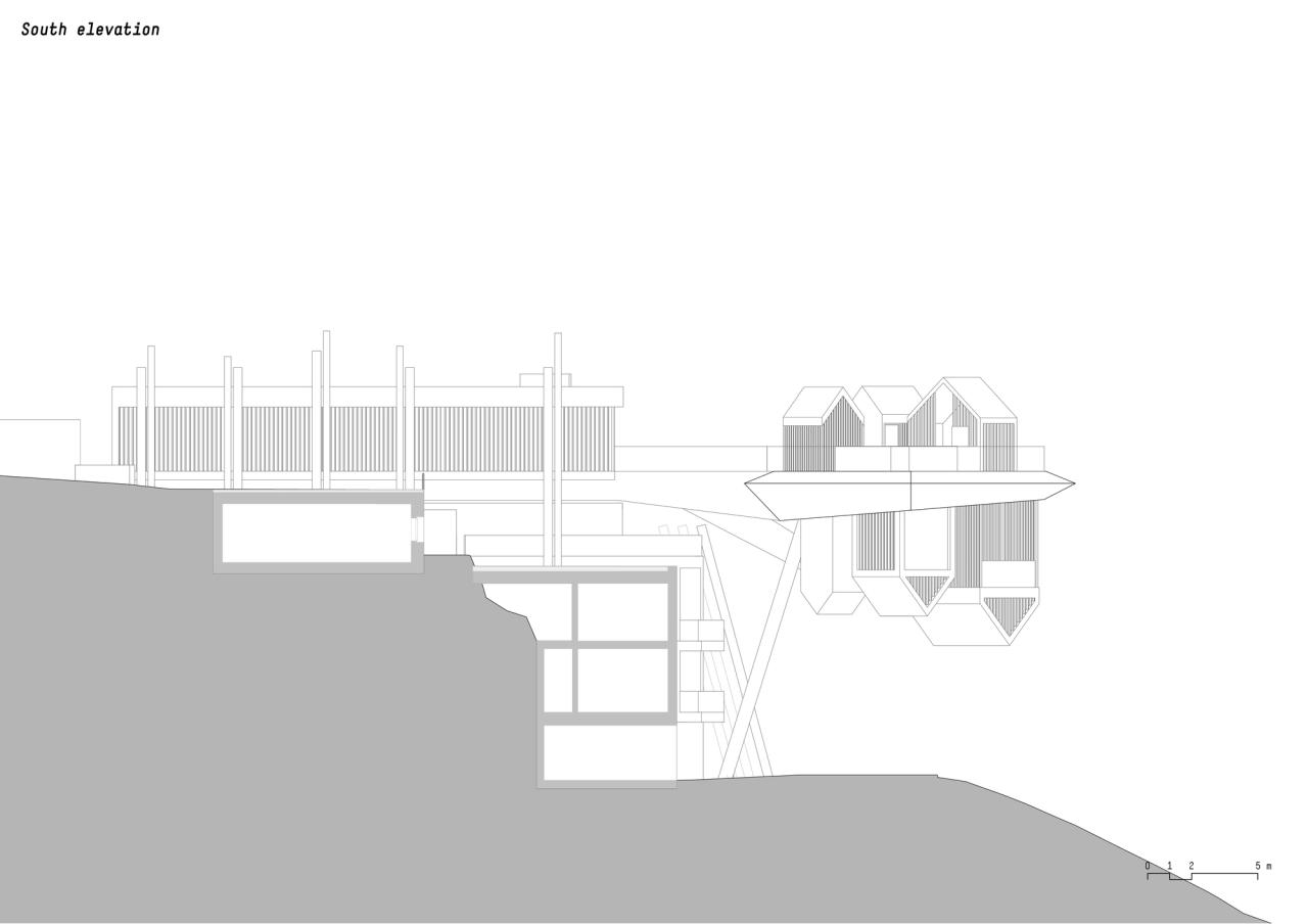 BIM建筑|“倒挂”建筑,Hubertus 酒店扩建 / noa* BIM建筑|“倒挂”建筑,Hubertus 酒店扩建 / noa*